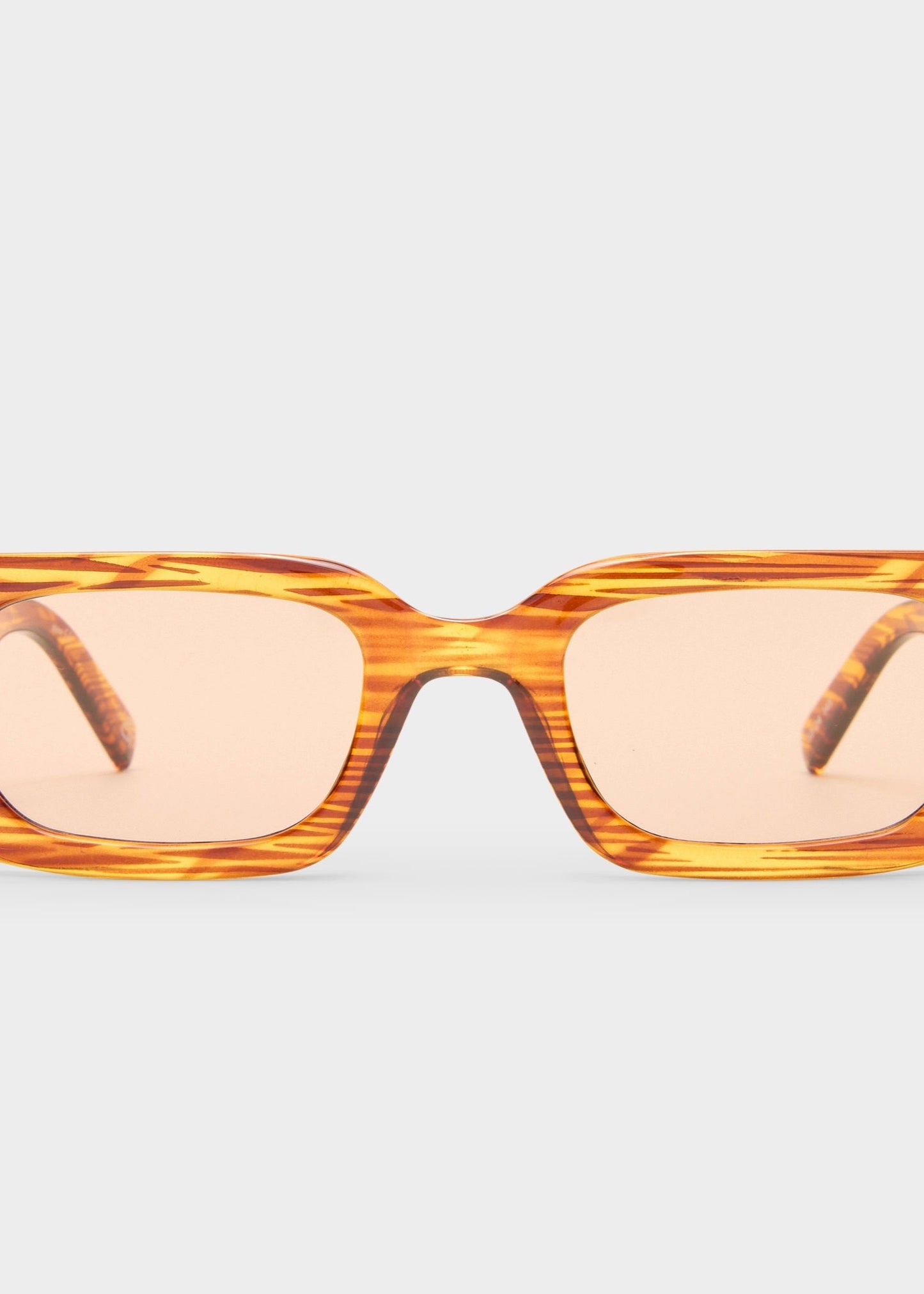 Rippled Rebel Sunglasses - Woodstripe