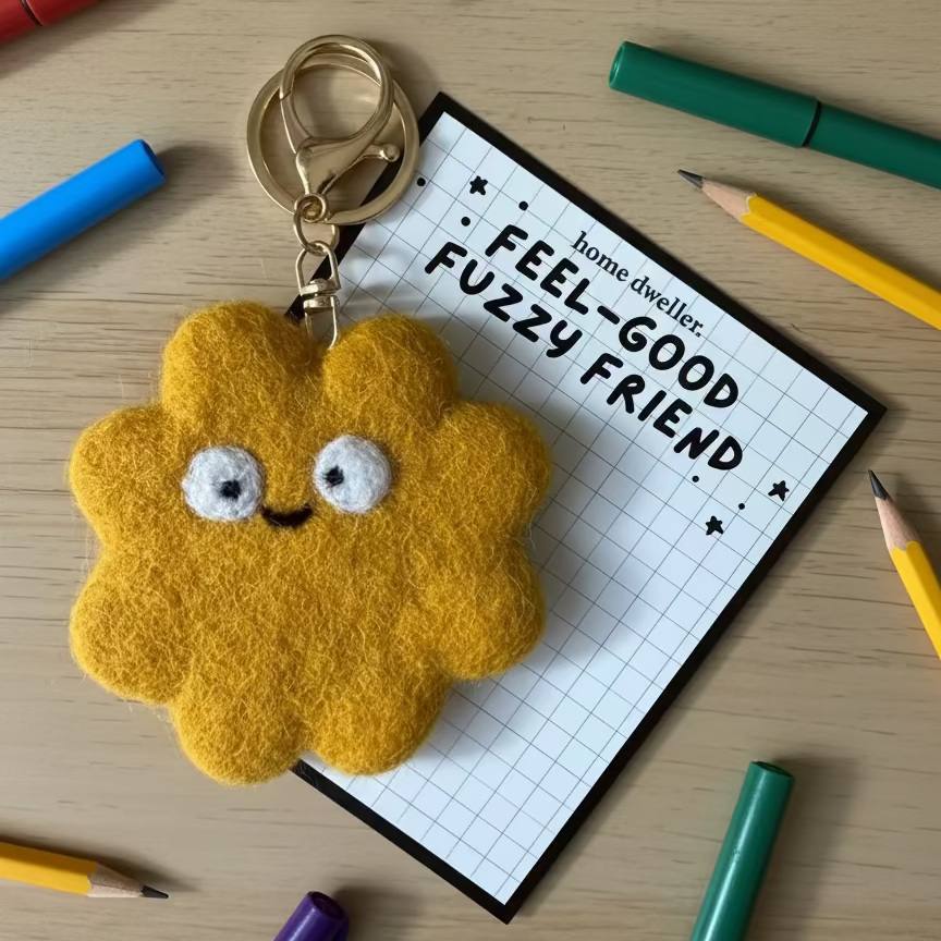 Home Dweller - Feel-Good Fuzzy Friend Bag Charm | Keyring