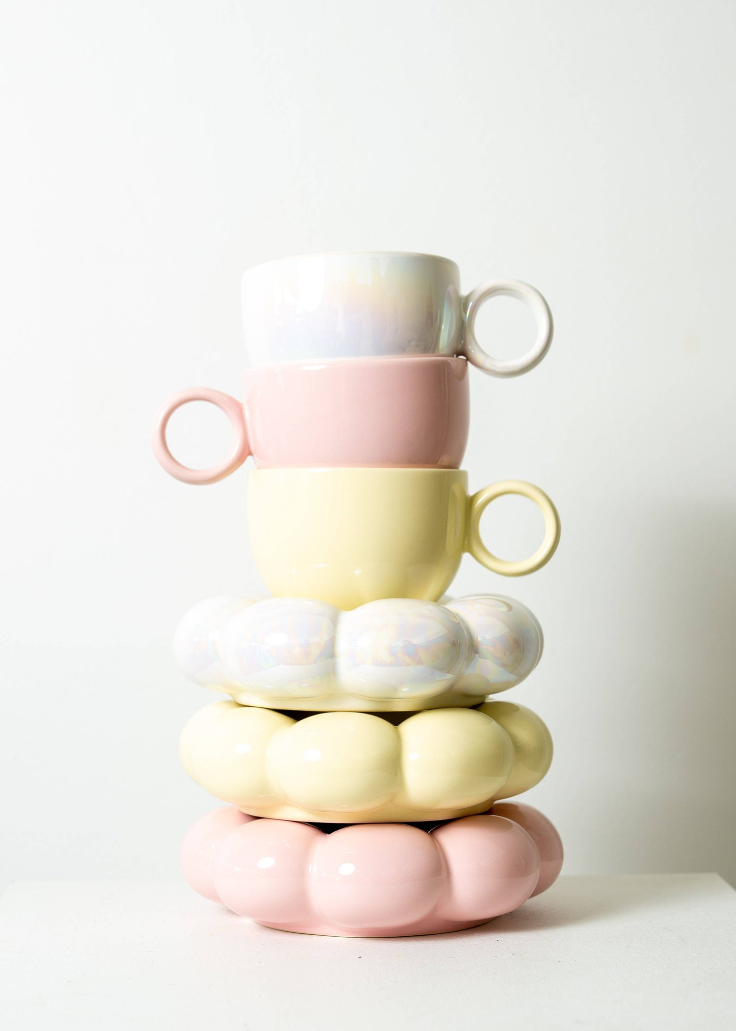Lottie Mug and Saucer- Blue
