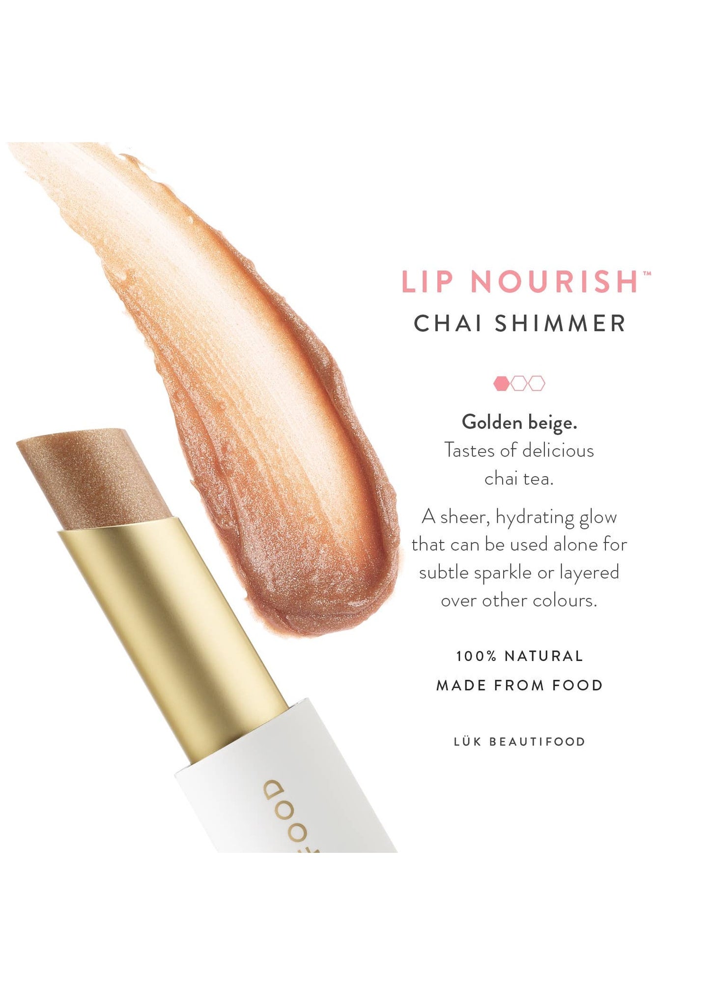 Lip Nourish Lipstick - Chai Shimmer