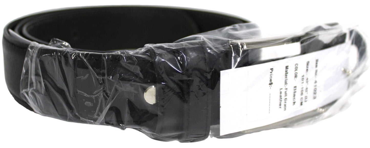 Genuine Leather Quality Men’s Belt - Black 34 Inches