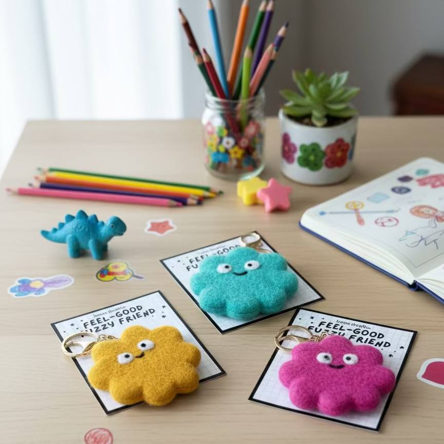Home Dweller - Feel-Good Fuzzy Friend Bag Charm | Keyring