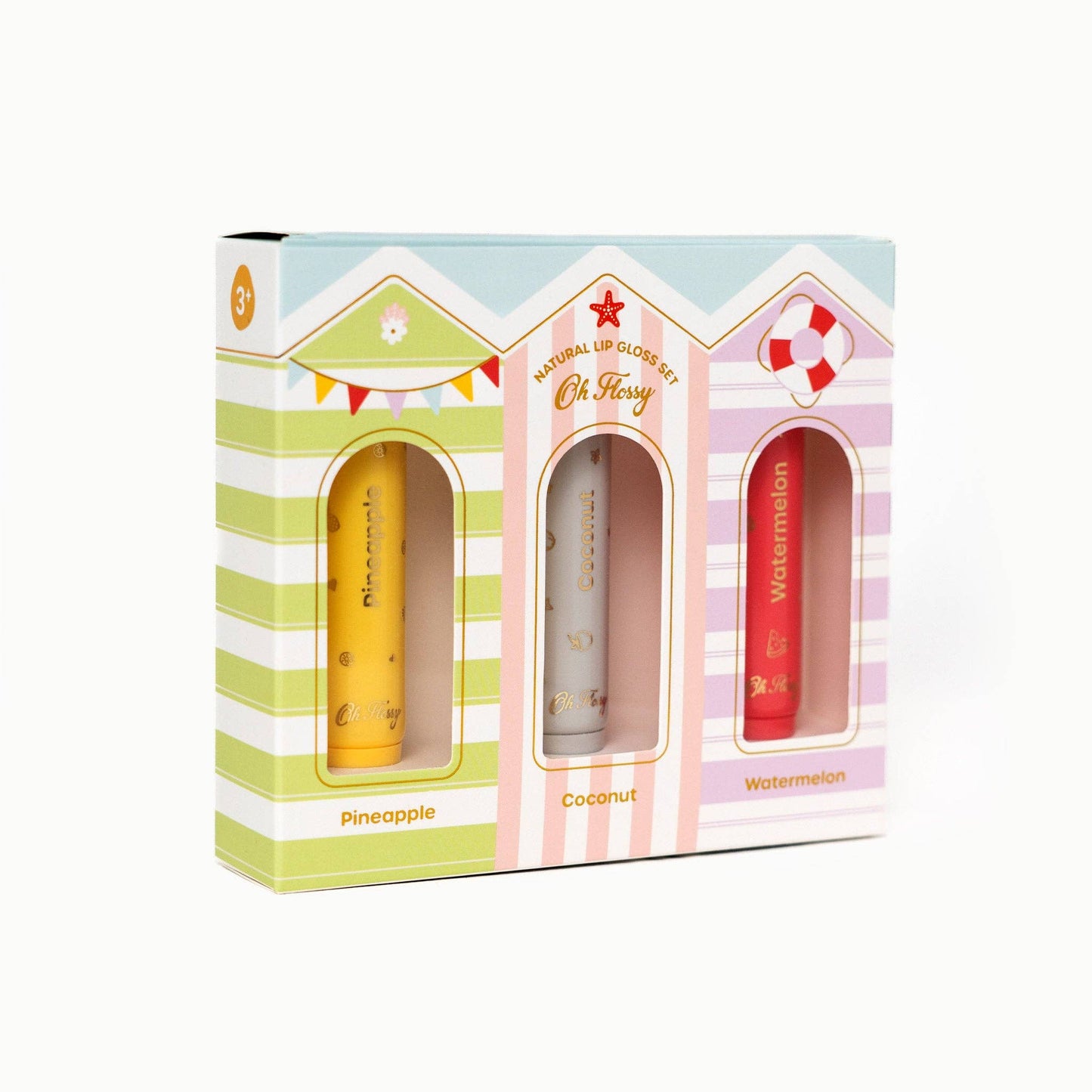 Oh Flossy - Oh Flossy Beach Club Natural Lip Gloss Set