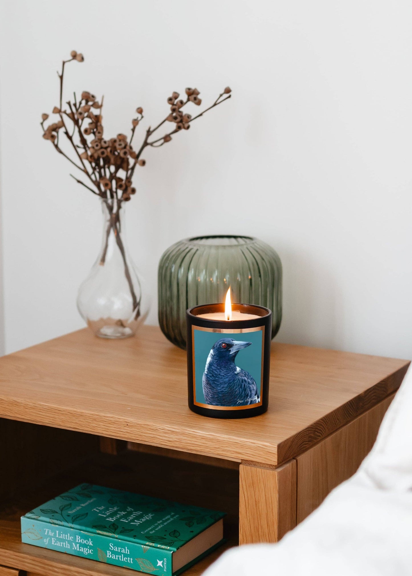 Australian artist soy candle | Patchouli Cedarwood | 50+hrs