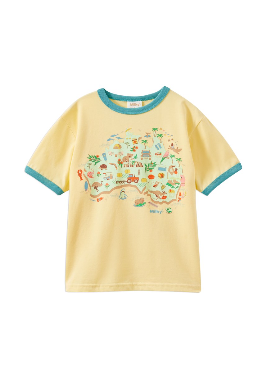 Down Under Tee - Yellow