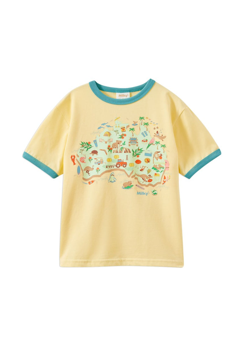 Down Under Tee - Yellow