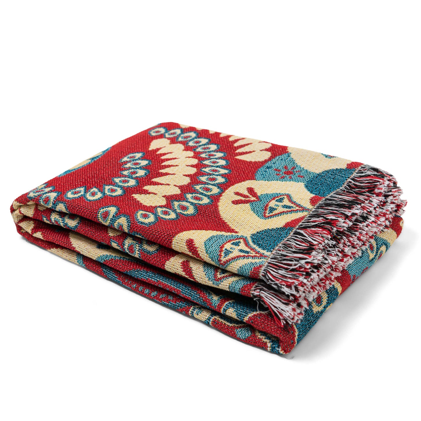 HENDEER - 'You'll Be Mine' Woven Picnic Rug/Throw: Large 170x200cm