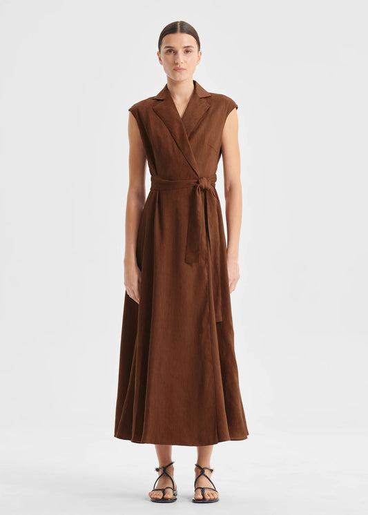 Vera Wrap Dress - Hazel