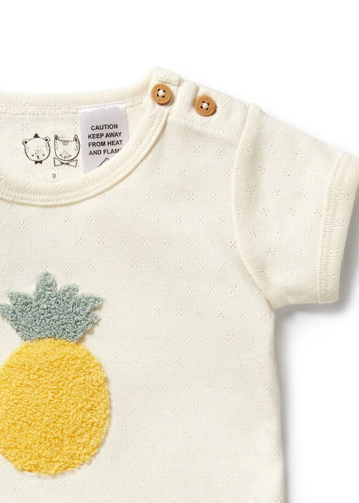 Piney Pals Organic Pointelle Bodysuit