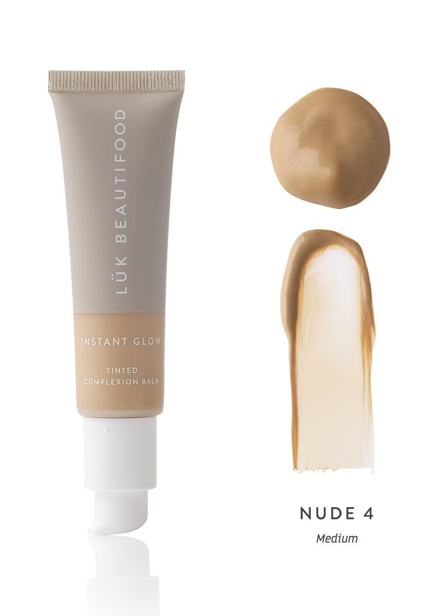 Luk Beautifood - NUDE 4 (Medium) - Instant Glow Tinted Complexion Balm 30ml