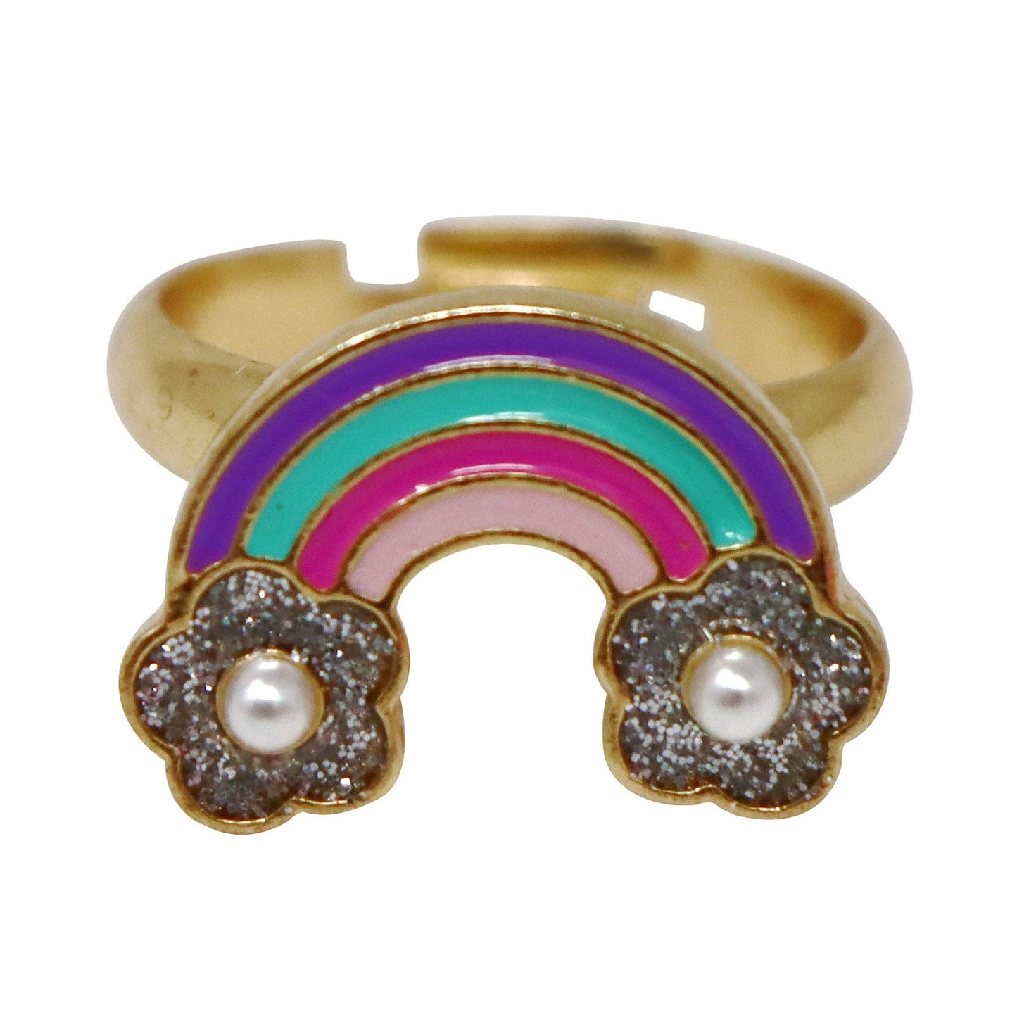 Pink Poppy - Rainbow Fantasy Rings - (Pack Size: 24)