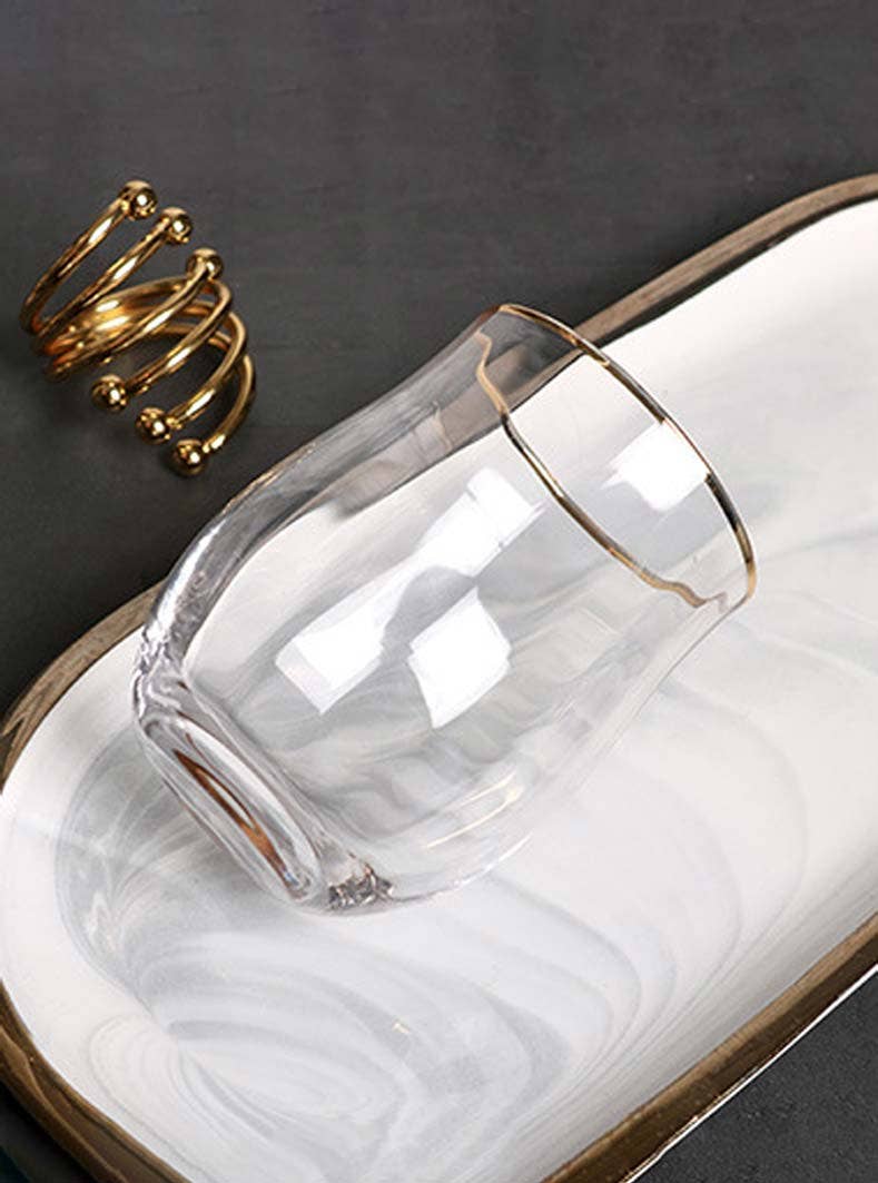 Petal Gold Edge Classic - Glass