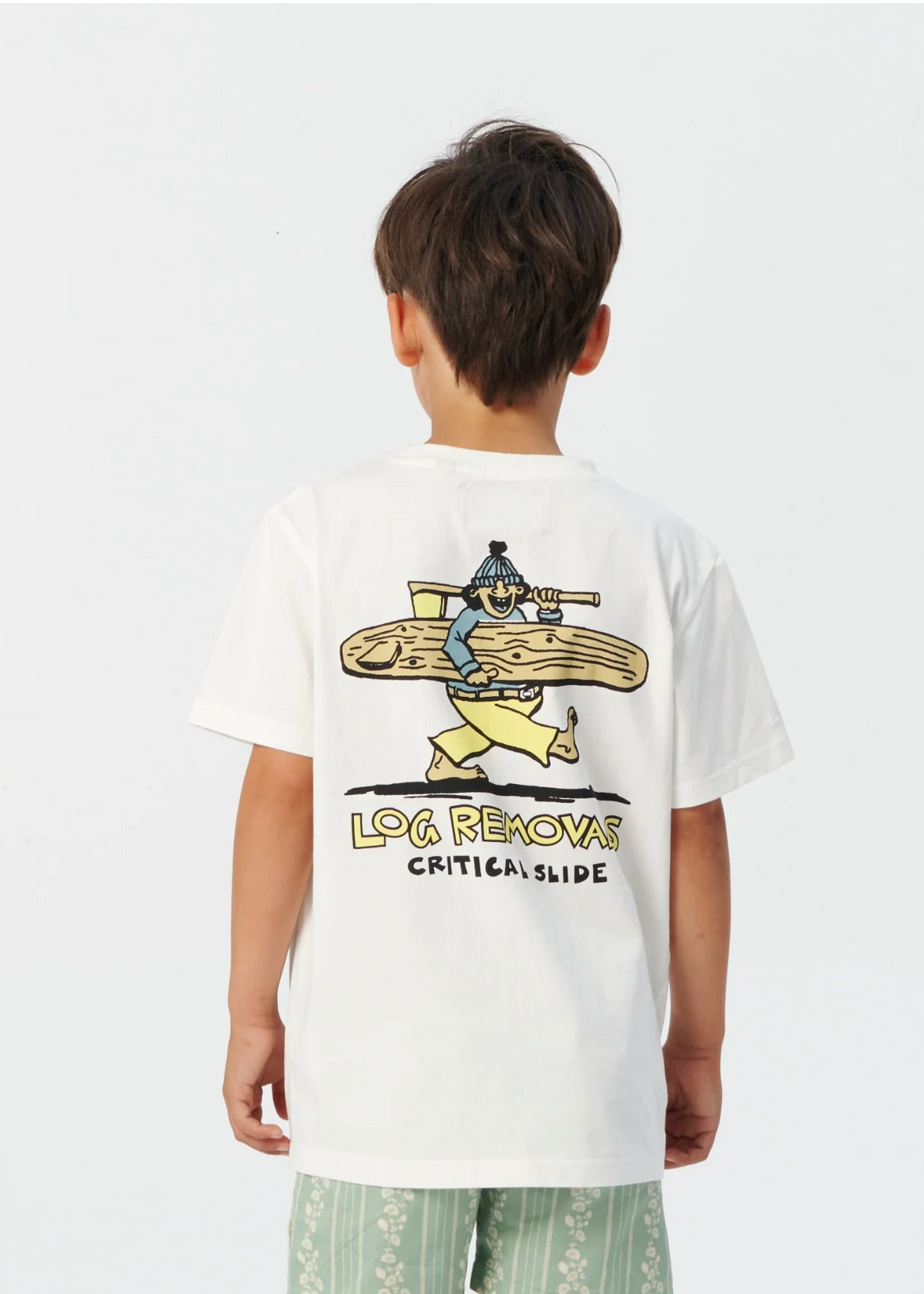 Log Removals Tee - Vintage White