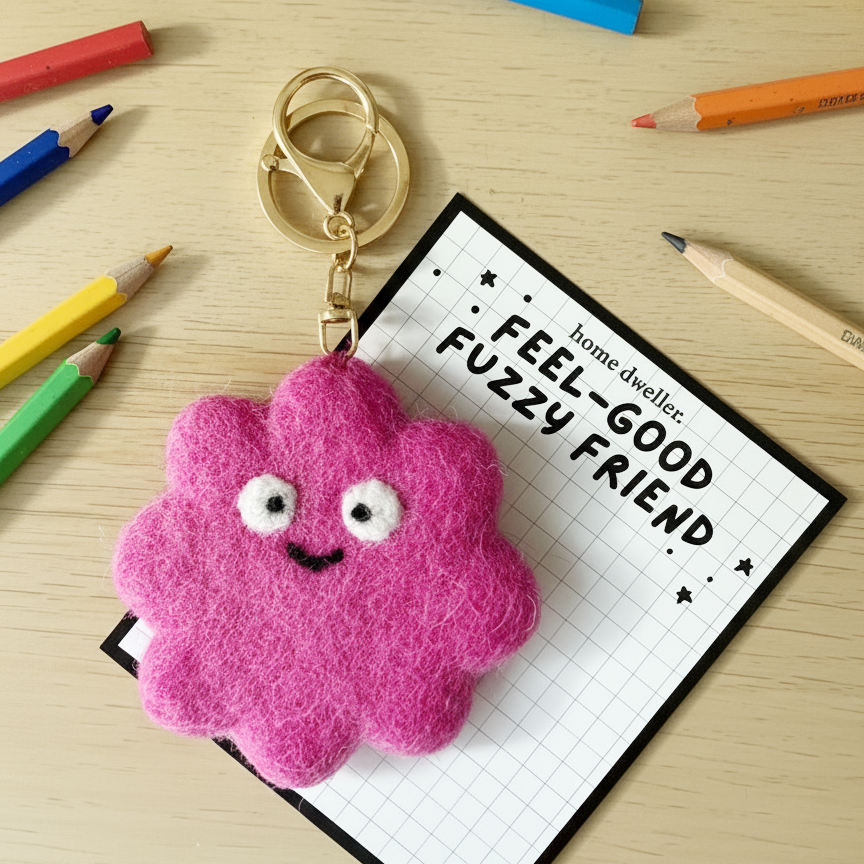 Home Dweller - Feel-Good Fuzzy Friend Bag Charm | Keyring