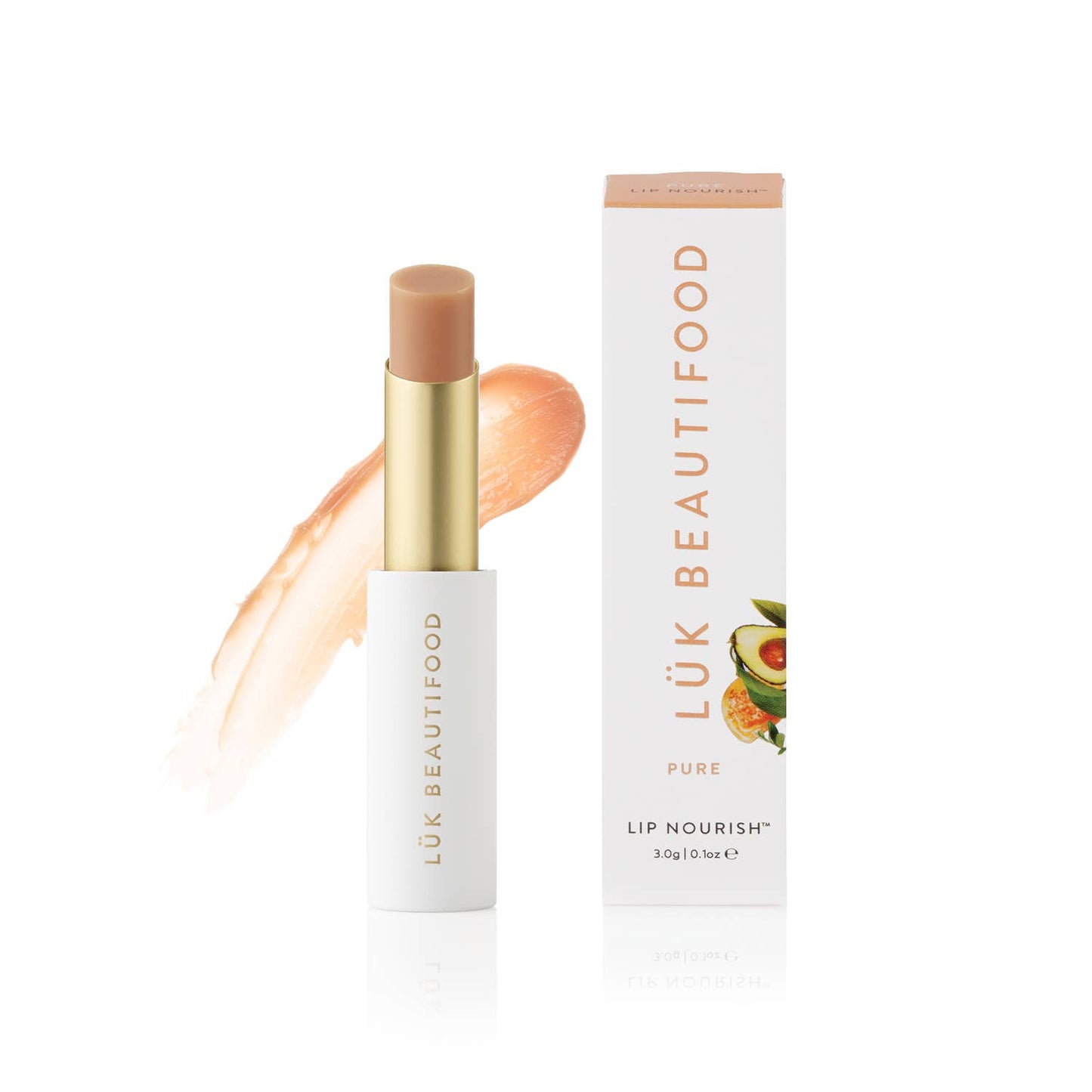 Luk Beautifood - QUICK SHOP 14 Lip Nourish™ Natural Lipstick Shades: Peach Melon