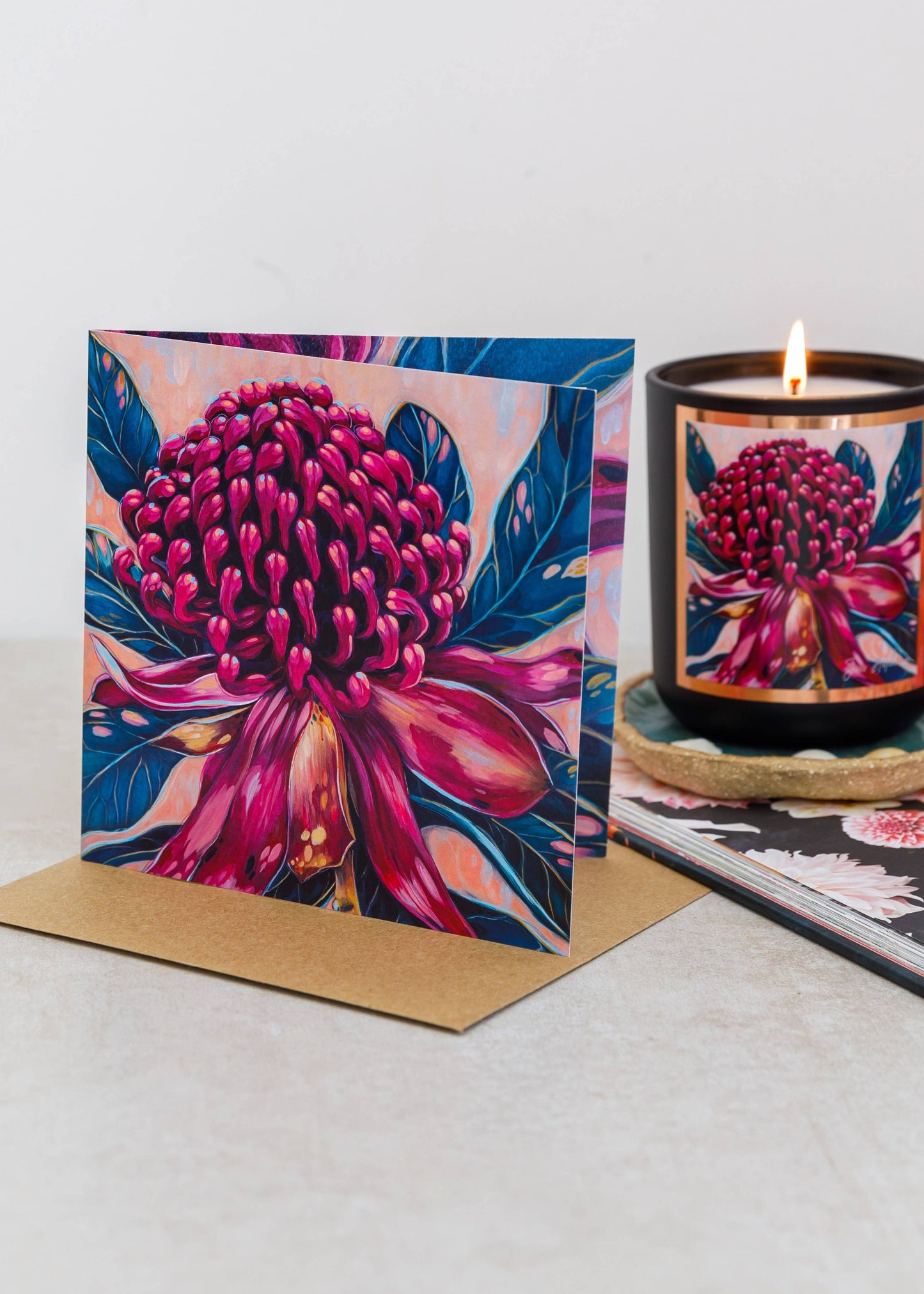 Aroma Pot - 50+hrs Australian artist soy candle - Kakadu plum