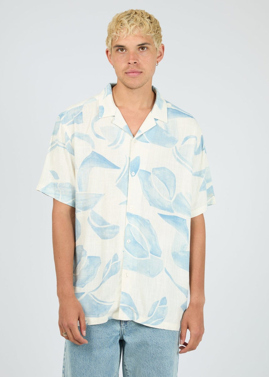 Jones SS Shirt in Multi by Silent Theory, front view on model