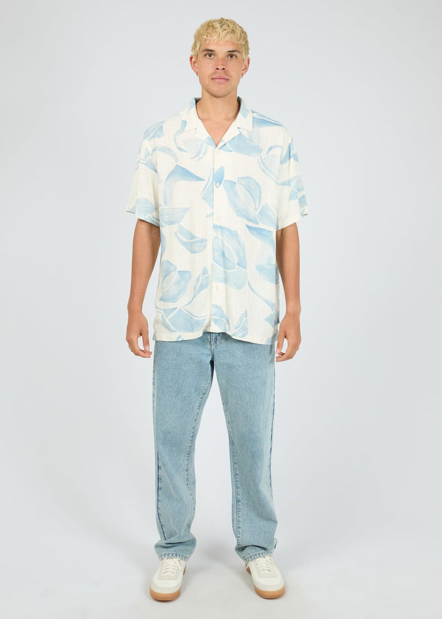 Jones SS Shirt in Multi by Silent Theory, full length front
