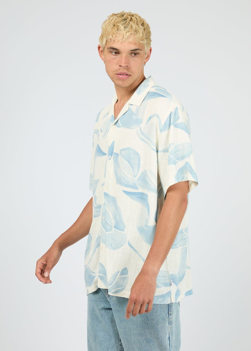 Jones SS Shirt in Multi by Silent Theory, angled front view