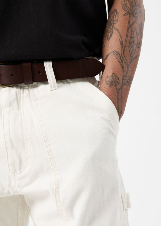 Simple Leather Belt - Brown