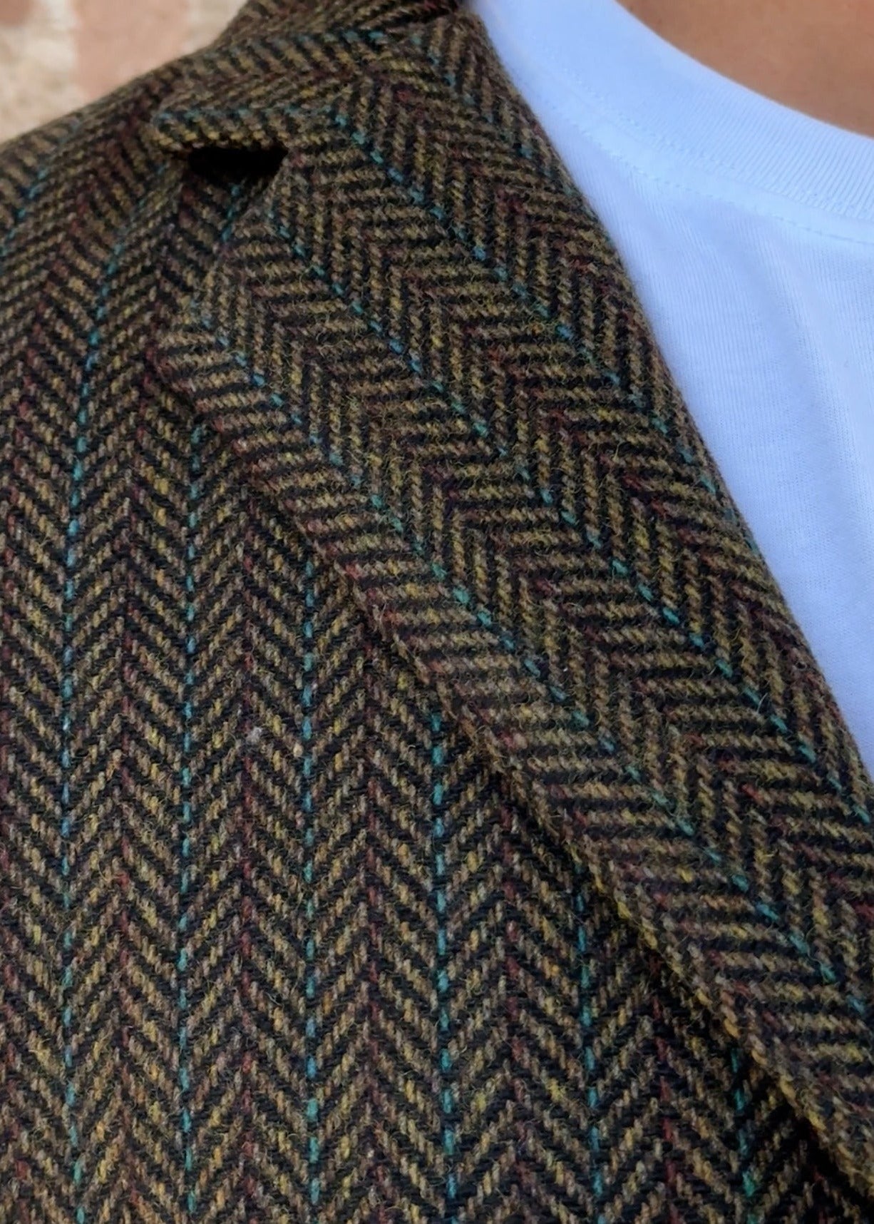 Carlton Blazer - Brown Herringbone