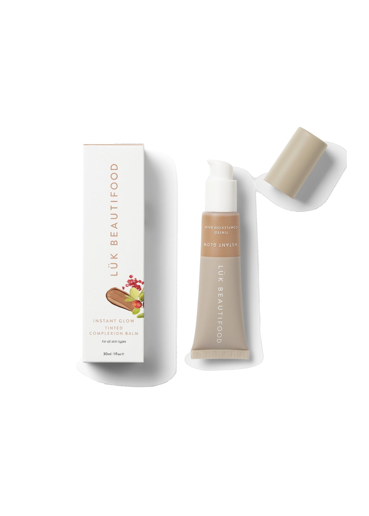 Luk Beautifood - NUDE 6 (Tan) - Instant Glow Tinted Complexion Balm 30ml