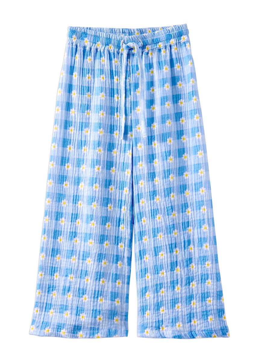 Daisy Check Pant - Blue Check