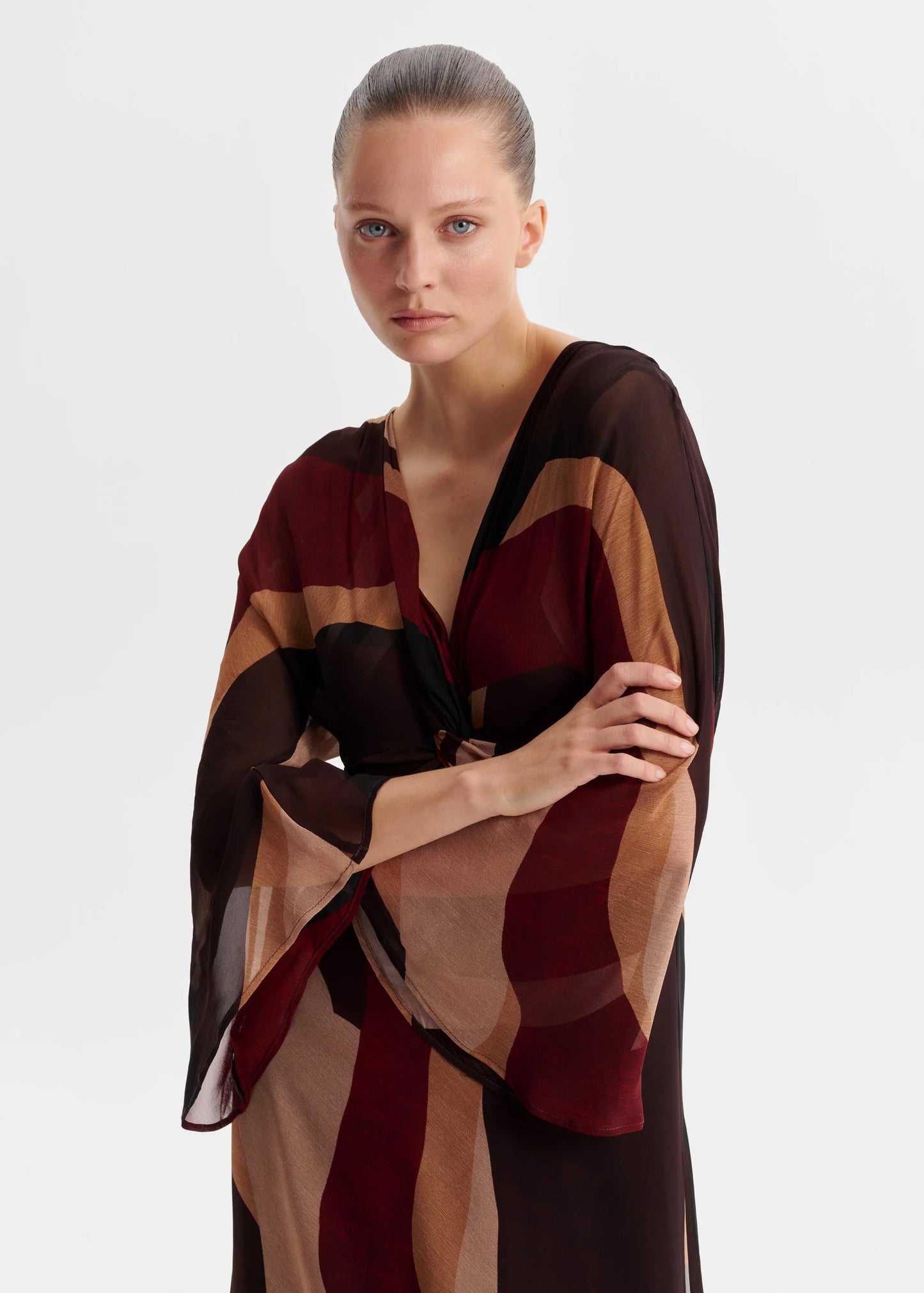 Orla V-Neck Dress - Print