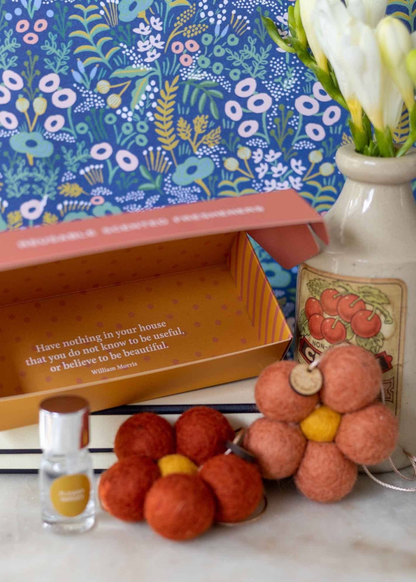 Felt Flower Fresheners - Flower Garden