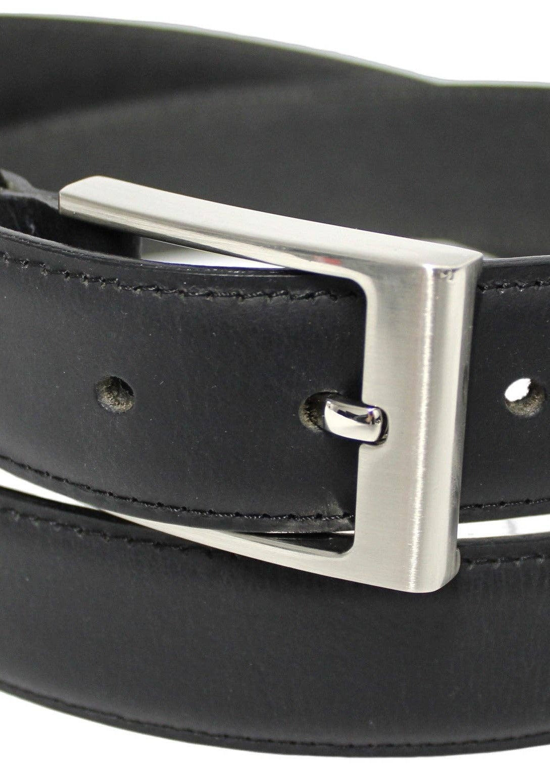 Genuine Leather Quality Men’s Belt Matte Finish - Black / 36 inch
