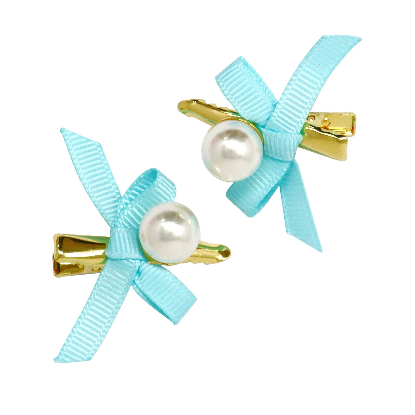 Pink Poppy - Pearl Hair Clips - (Pack Size: 6)