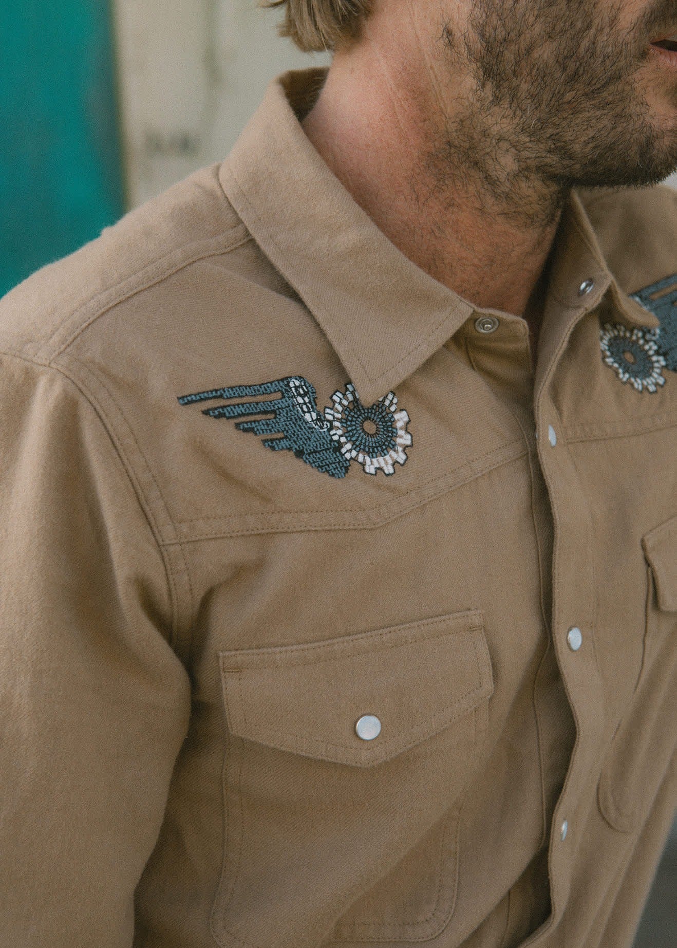 Waylon LW Overshirt - Khaki