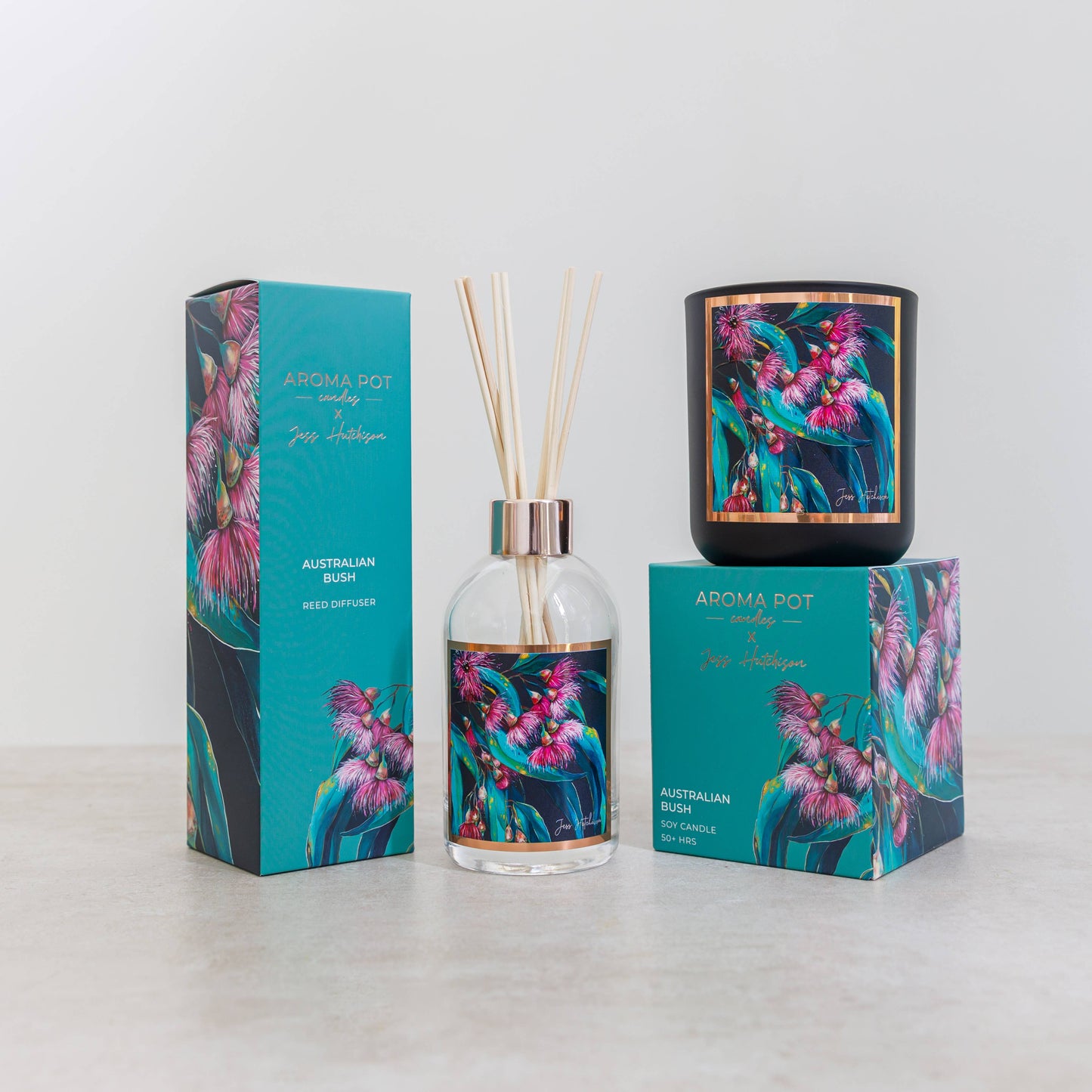 Aroma Pot - 50+hrs Australian artist soy candle - Australian bush