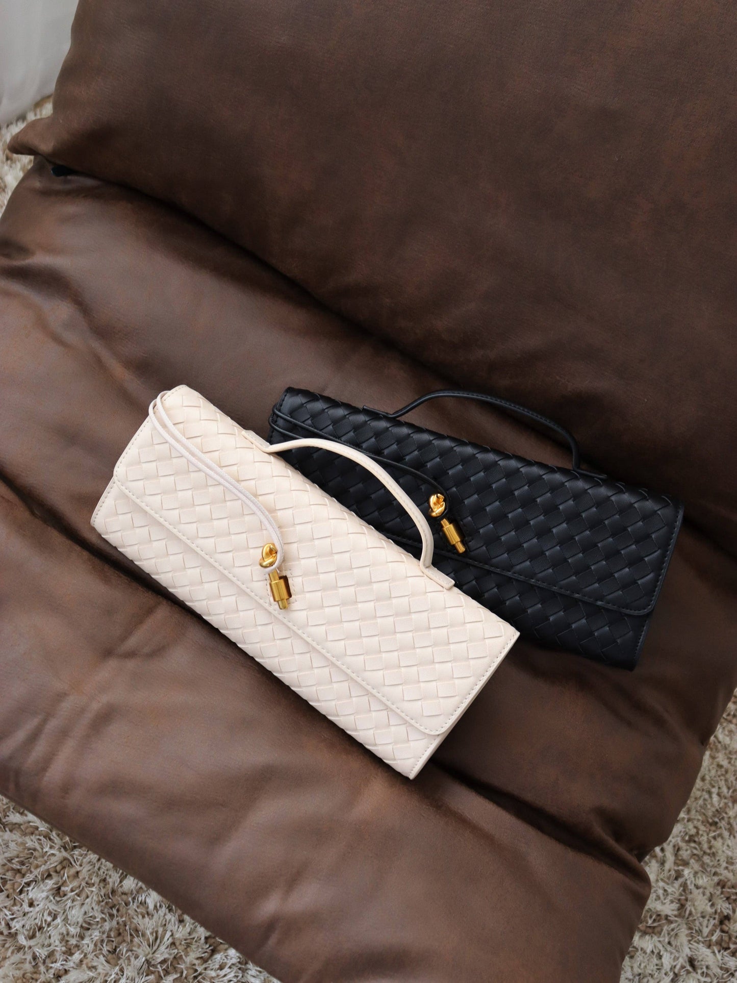 Angels Whisper Accessories - Paloma Clutch Bag in Black