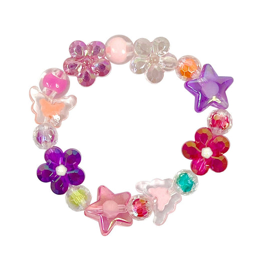 Pink Poppy - Flower Bracelet - (Pack Size: 6)