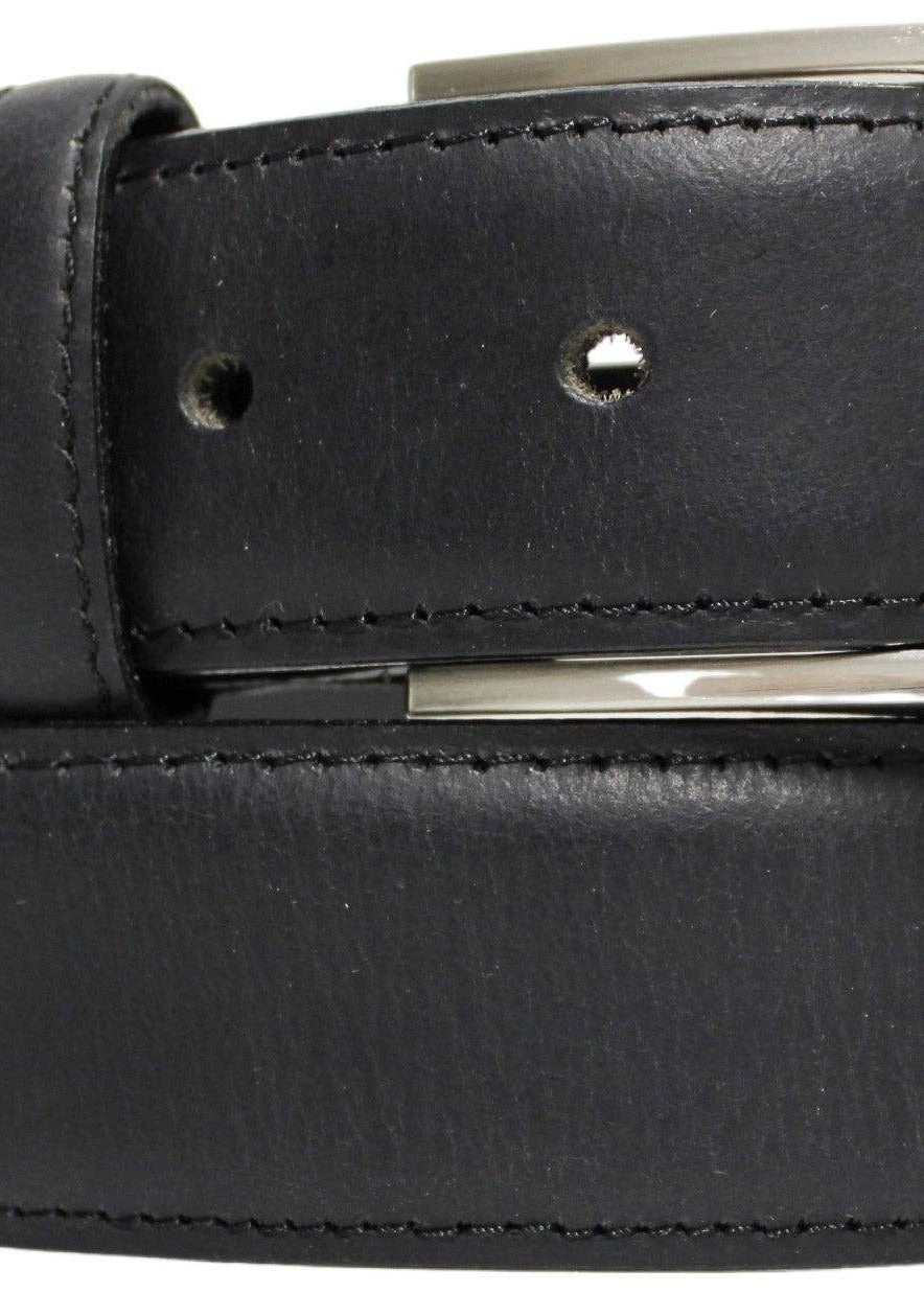 Genuine Leather Quality Men’s Belt - Black 34 Inches