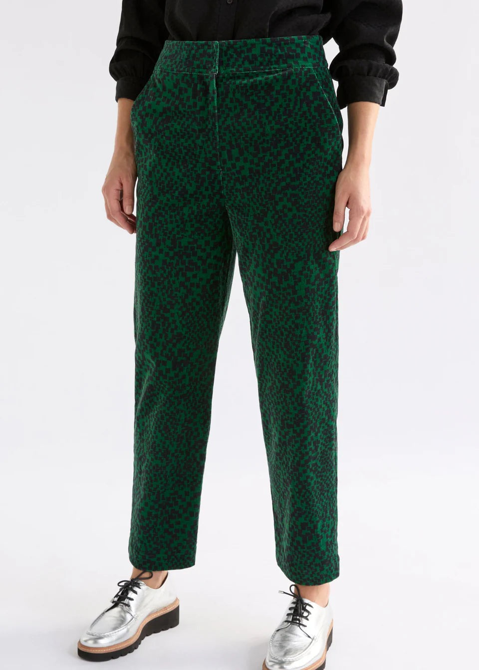 Atles Pants - Green Sinda Print