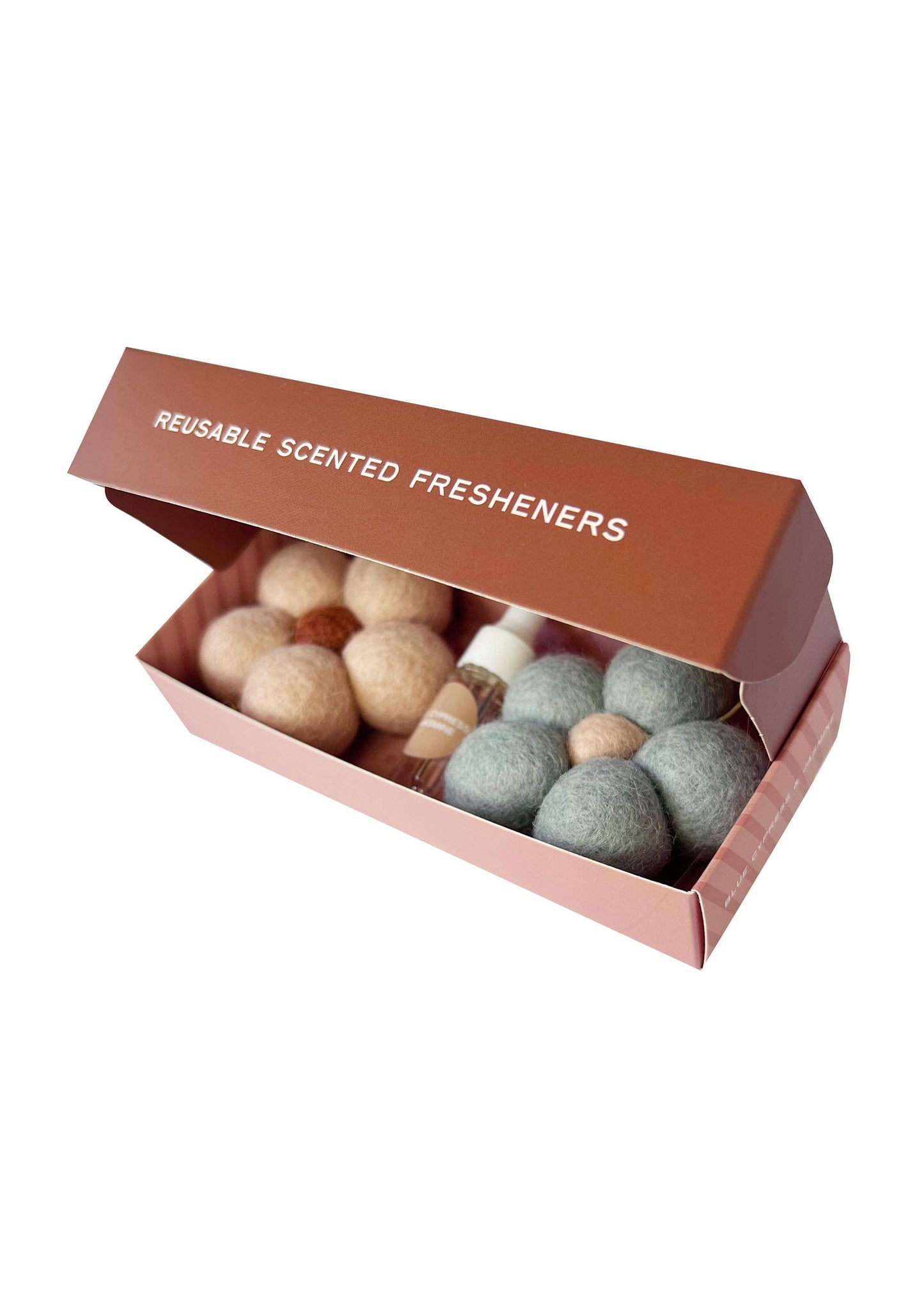 Felt Flower Fresheners - Blue Cypress & Jasmine