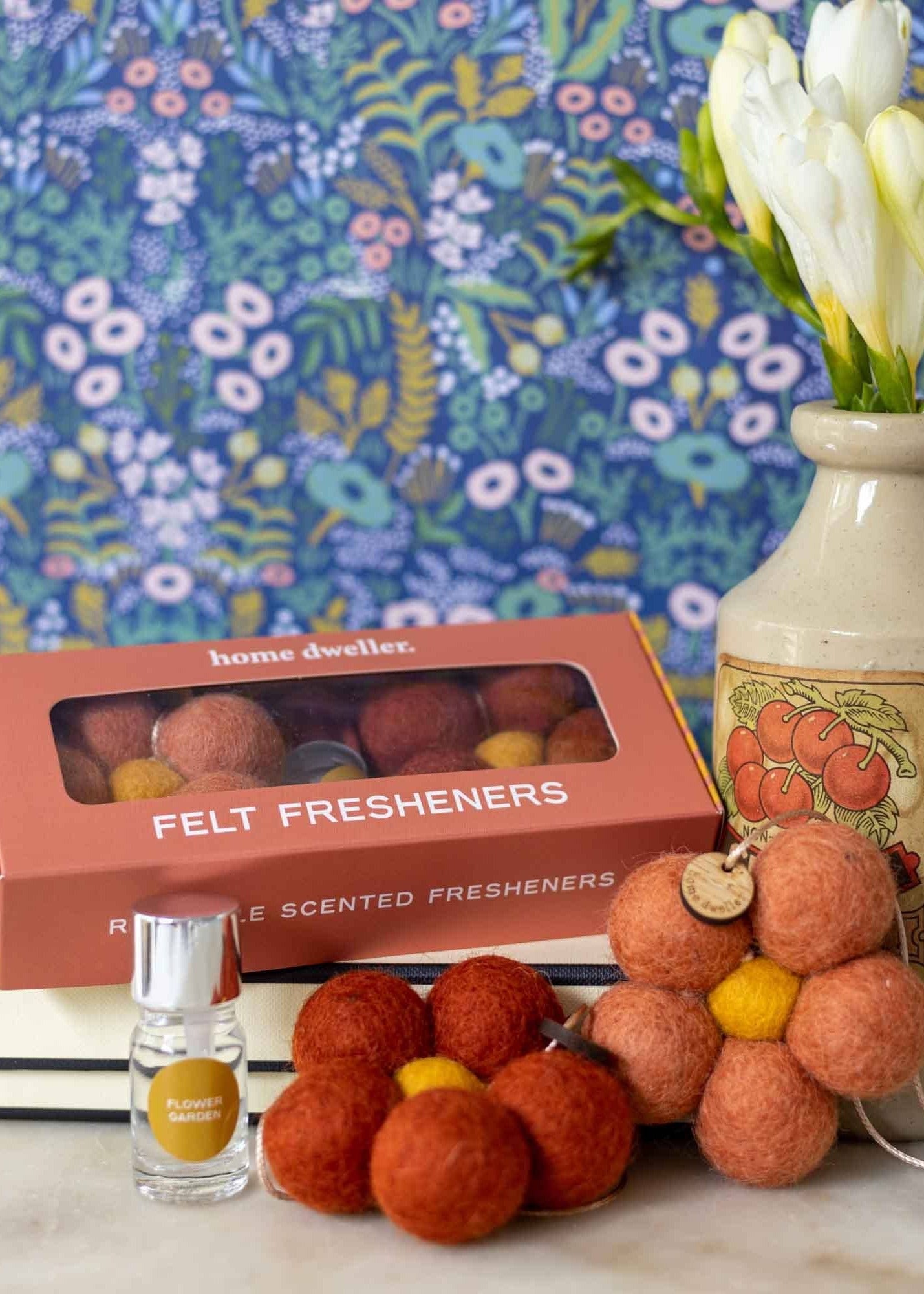 Felt Flower Fresheners - Flower Garden