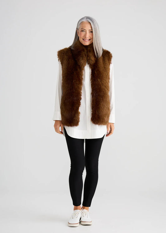 Vivienne Fur Vest - Mink