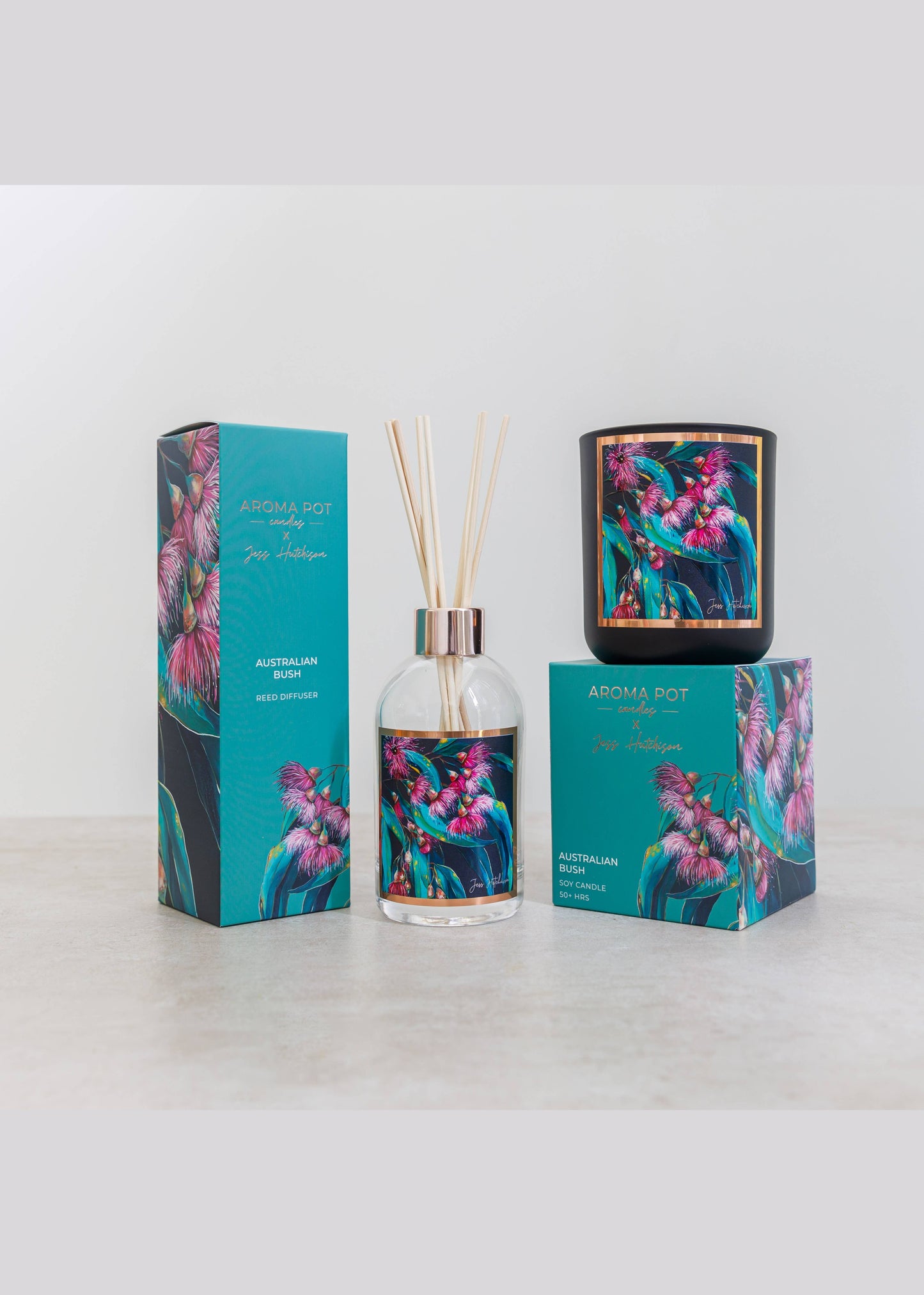 Aroma Pot - 50+hrs Australian artist soy candle - Australian bush