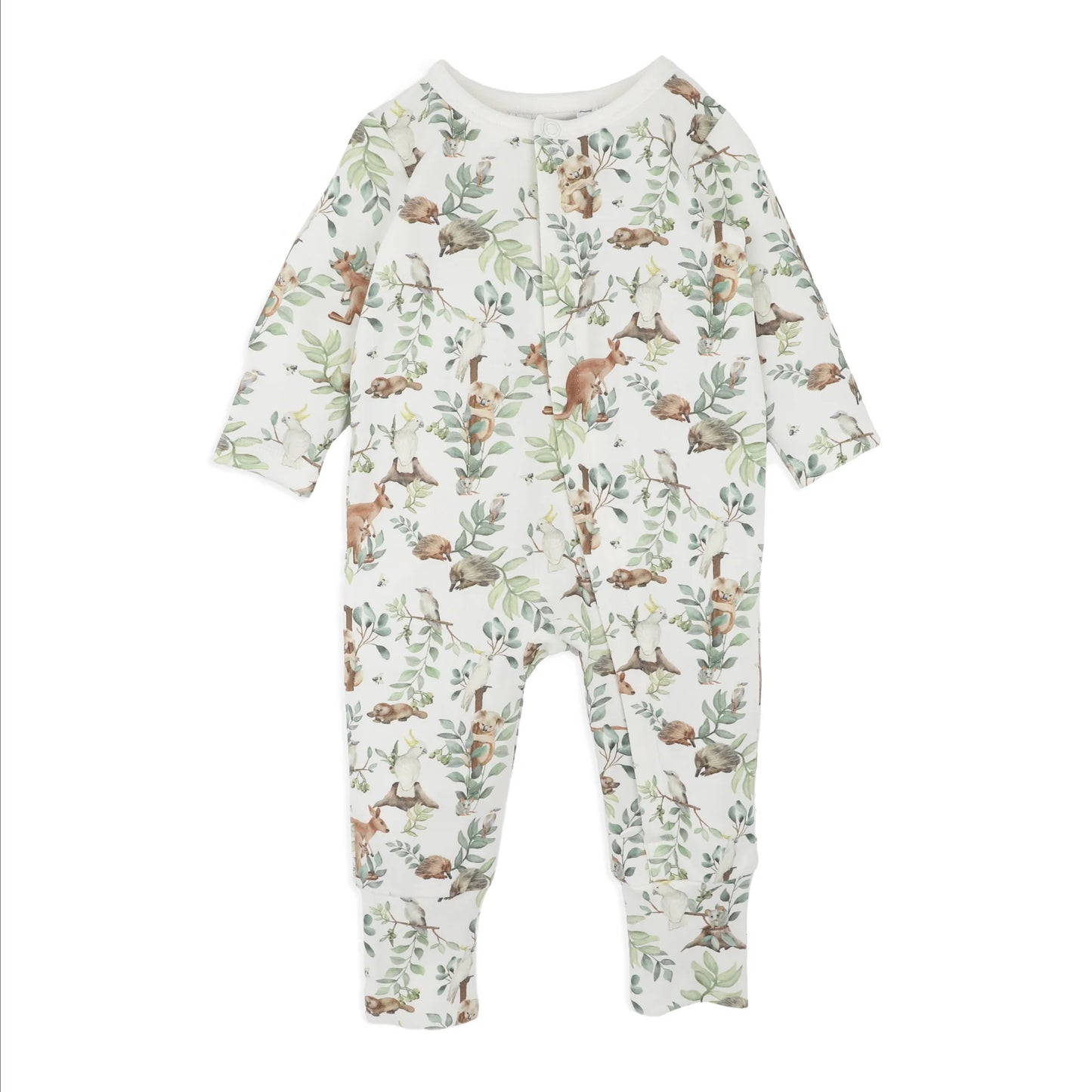 Charlie Organic LS Zipsuit - Charlie Print
