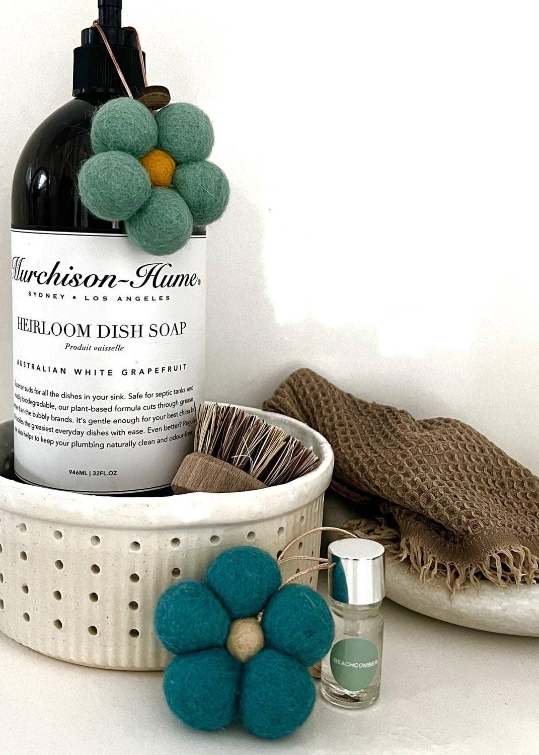 Felt Flower Fresheners - Beachcomber