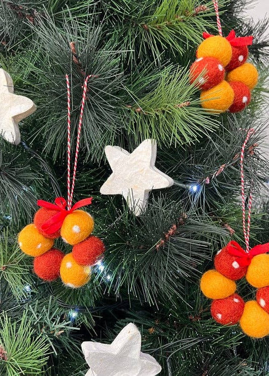 Festive Fresheners - POLKA DOTS - Reusable Scented Ornaments