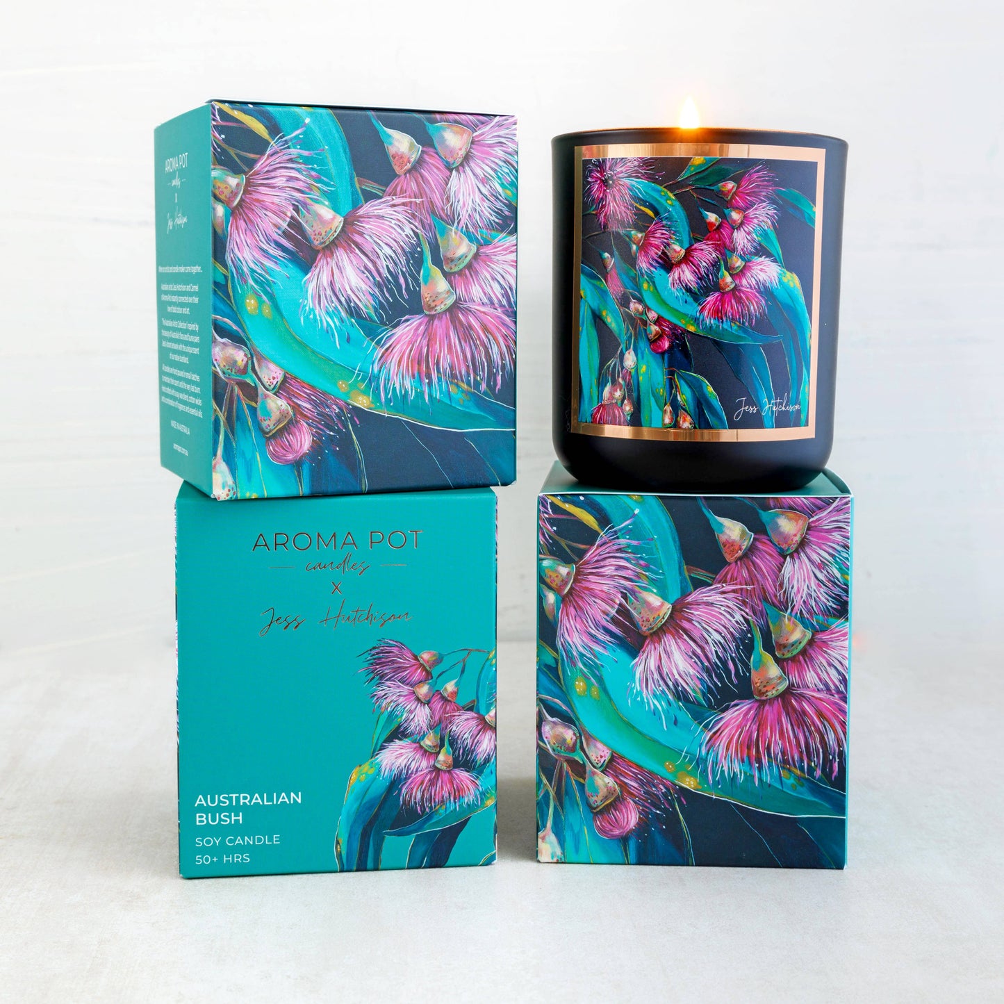 Aroma Pot - 50+hrs Australian artist soy candle - Australian bush