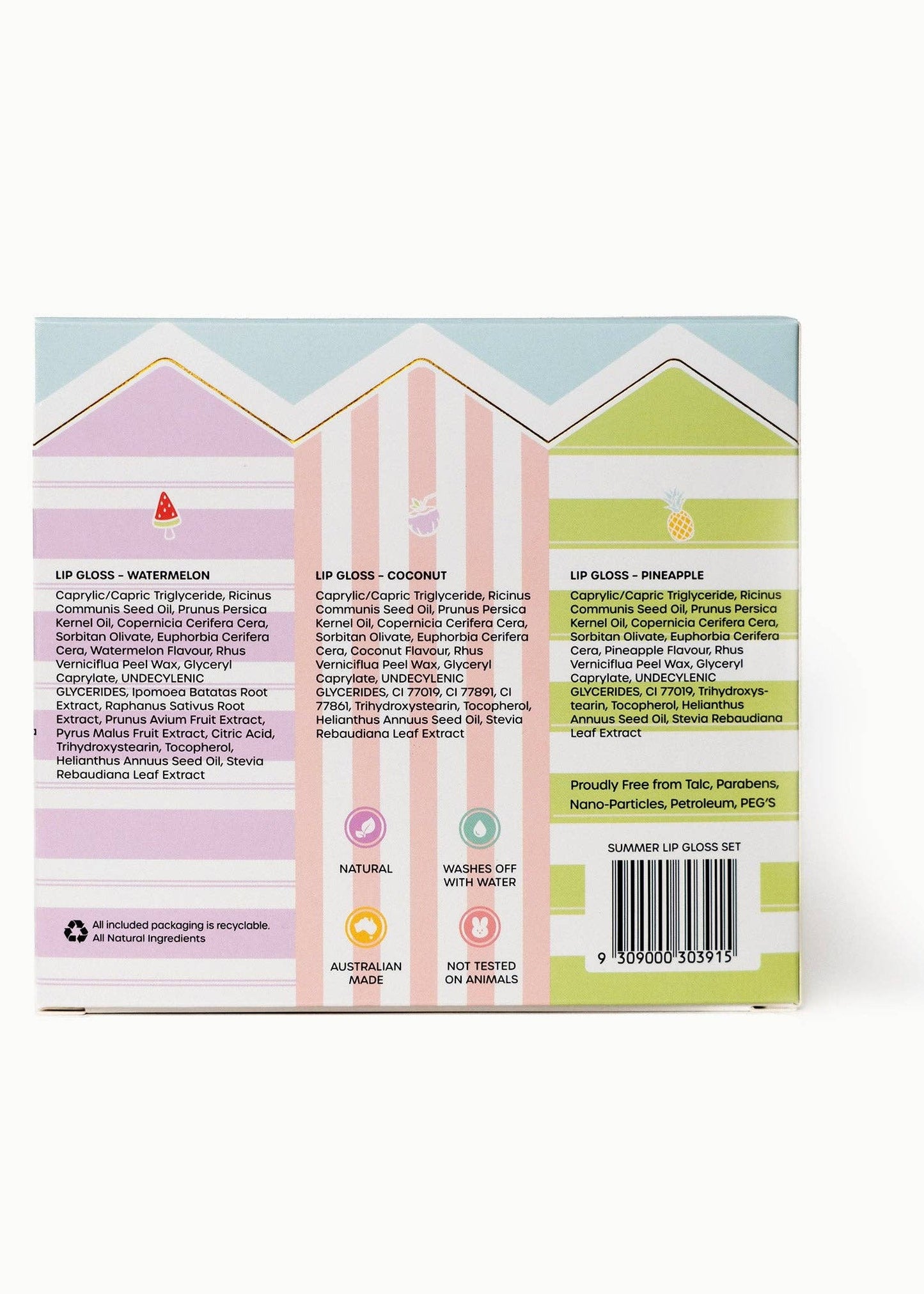 Oh Flossy - Oh Flossy Beach Club Natural Lip Gloss Set
