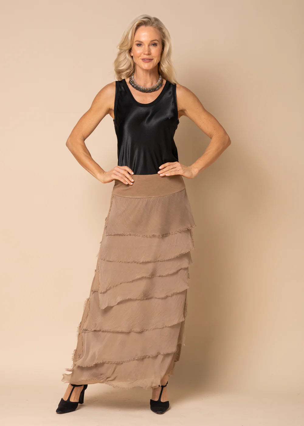 Toyah Singlet - Onyx