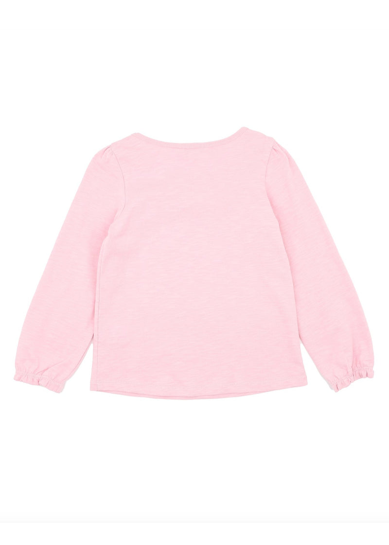Flossy Bunny Tee Baby - Pink
