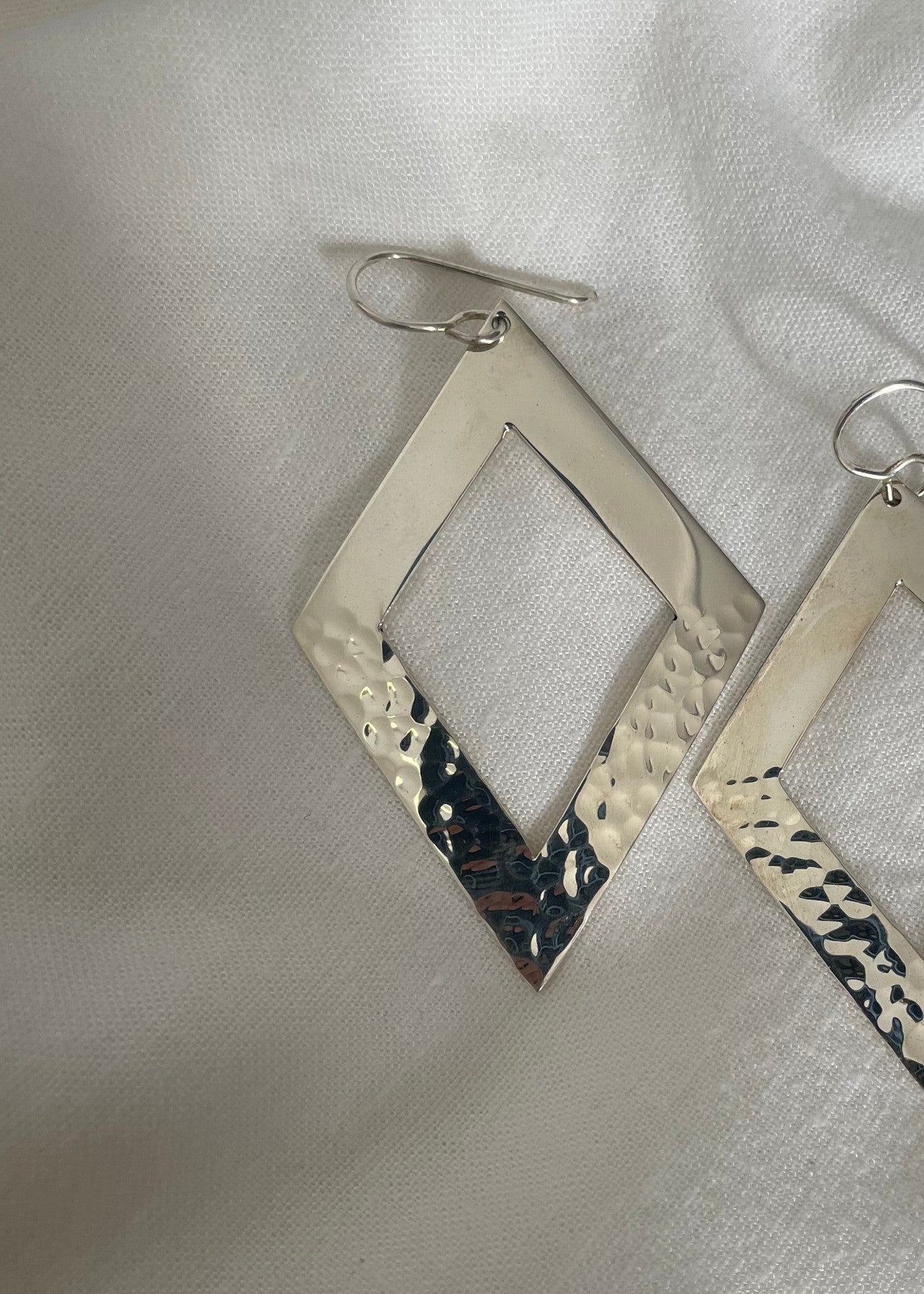 6799 Diamond Earrings - Silver