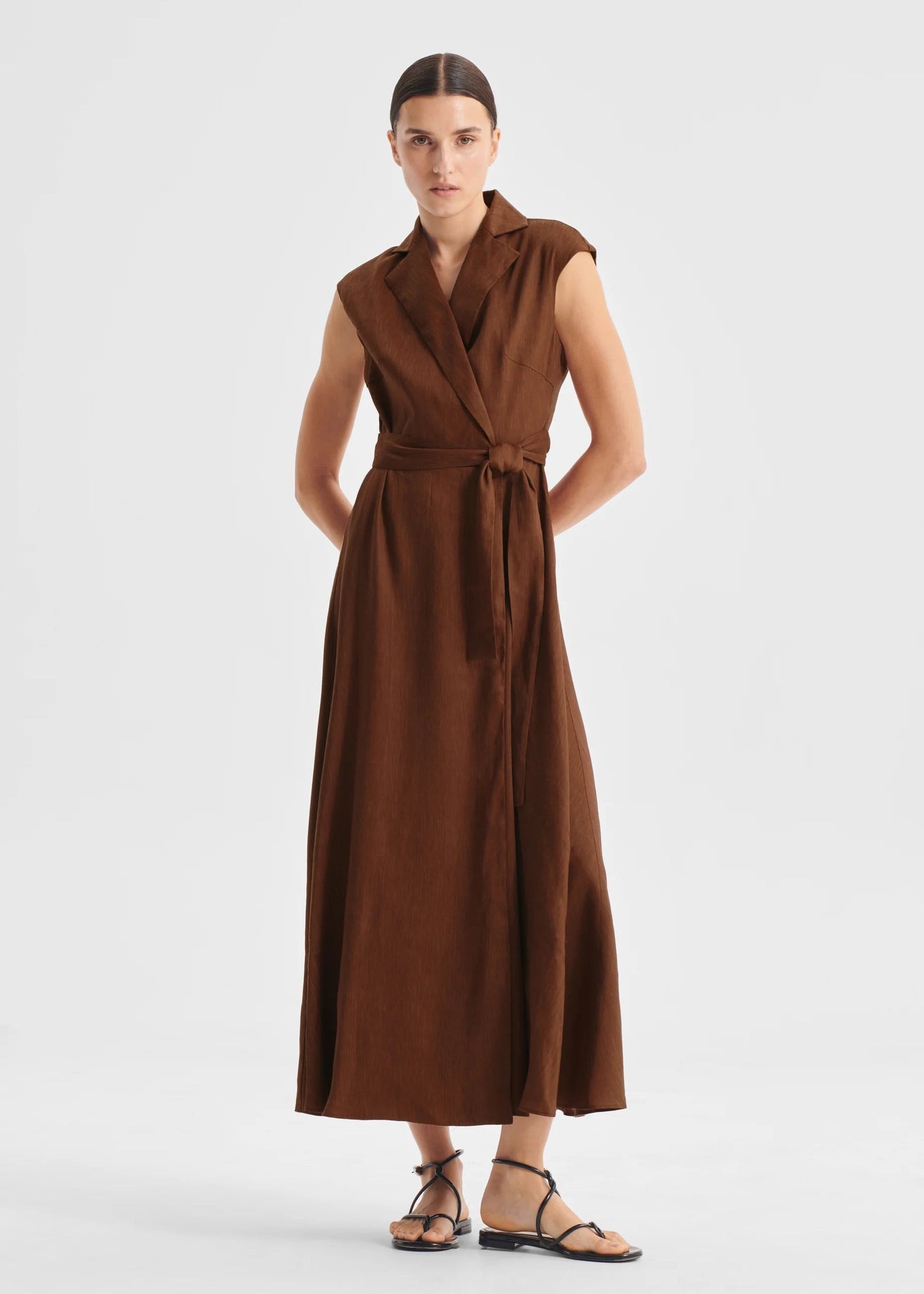 Vera Wrap Dress - Hazel